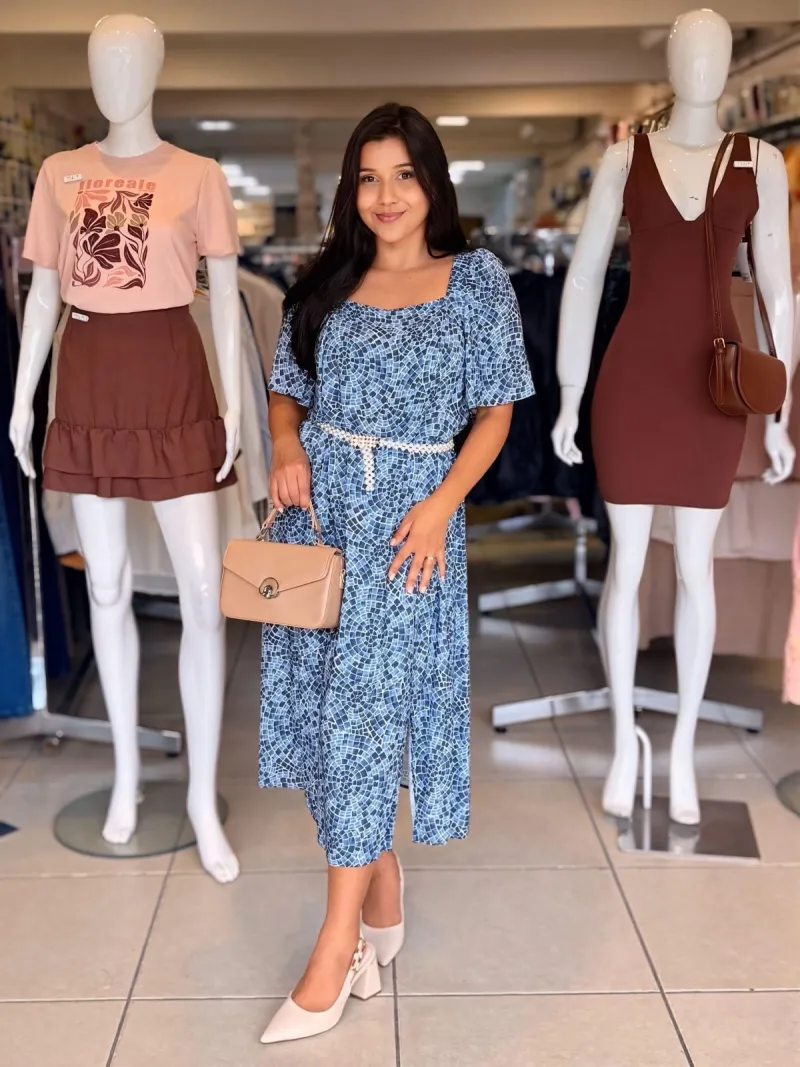 VESTIDO FEMININO SEM MANGA R53