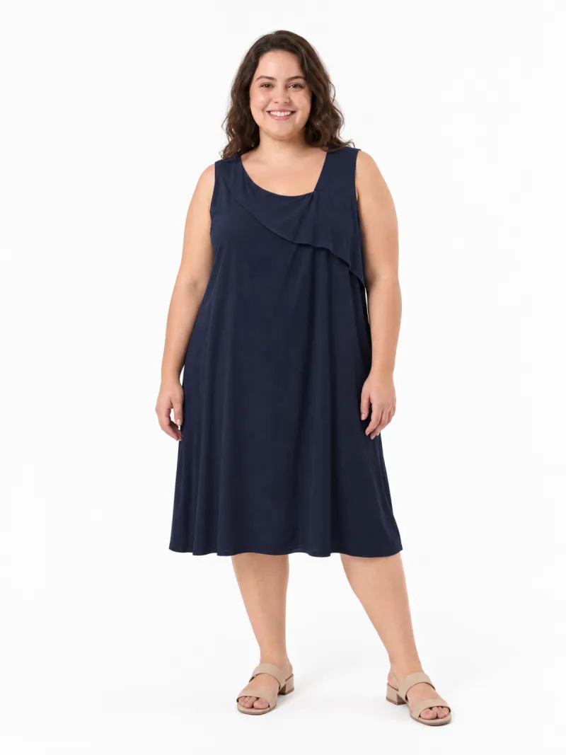 LUNENDER — VESTIDO FEMININO SEM MANGA R53