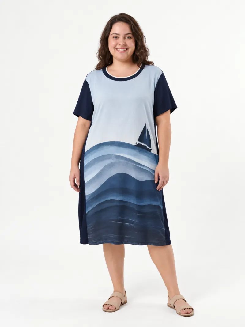 LUNENDER — VESTIDO FEMININO MANGA CURTA R53