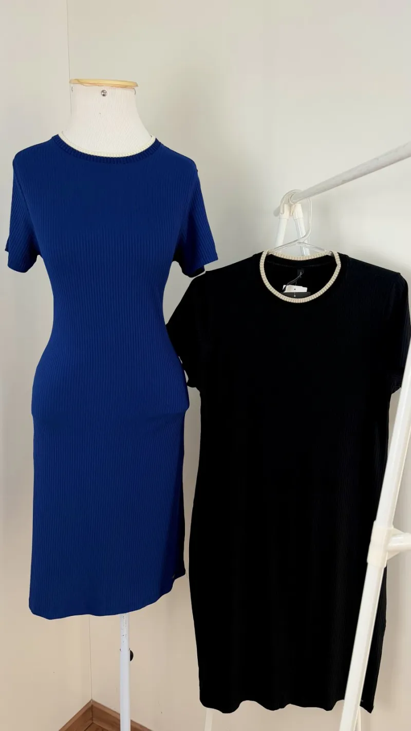 VESTIDO FEMININO SEM MANGA CURTO R53