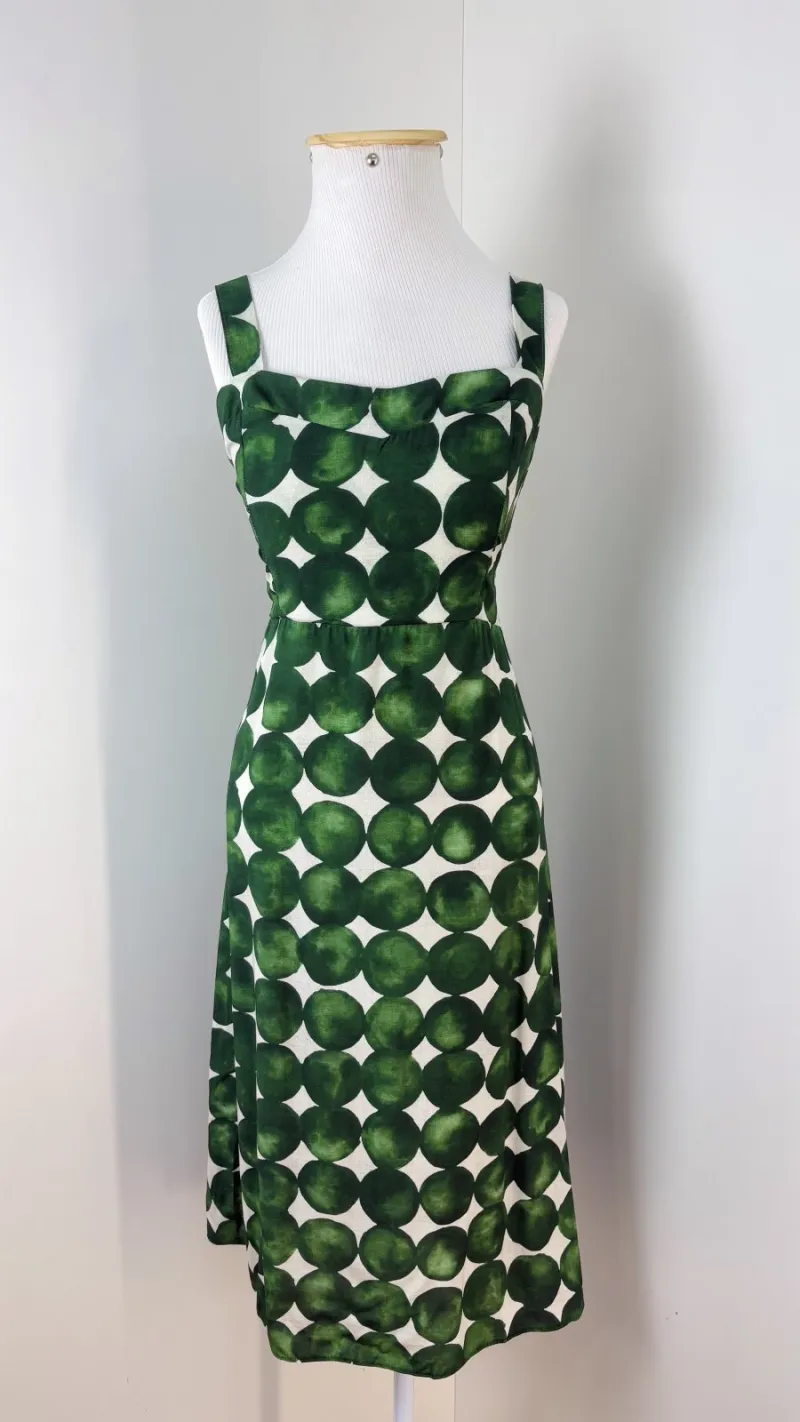 VESTIDO FEMININO C/ALÇA MIDI