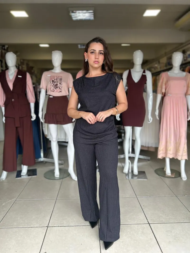 CONJUNTO FEMININO ADULTO SM+CALÇA