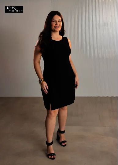 VESTIDO FEM ADT SM CRT PLUS