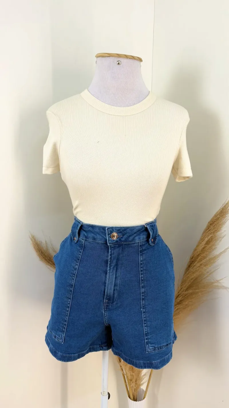 SHORTS FEMININO MOM