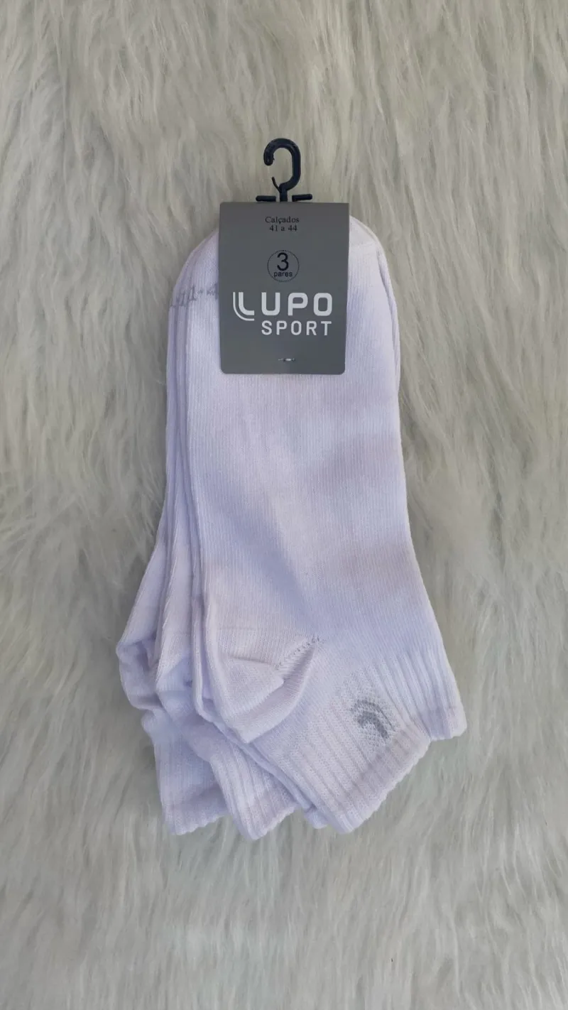 KIT MEIA MASCULINO SPORT AU CANO MÉDIO