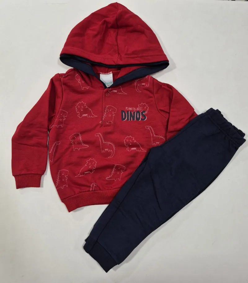 CONJUNTO MASCULINO INFANTIL MANGA LONGA R09