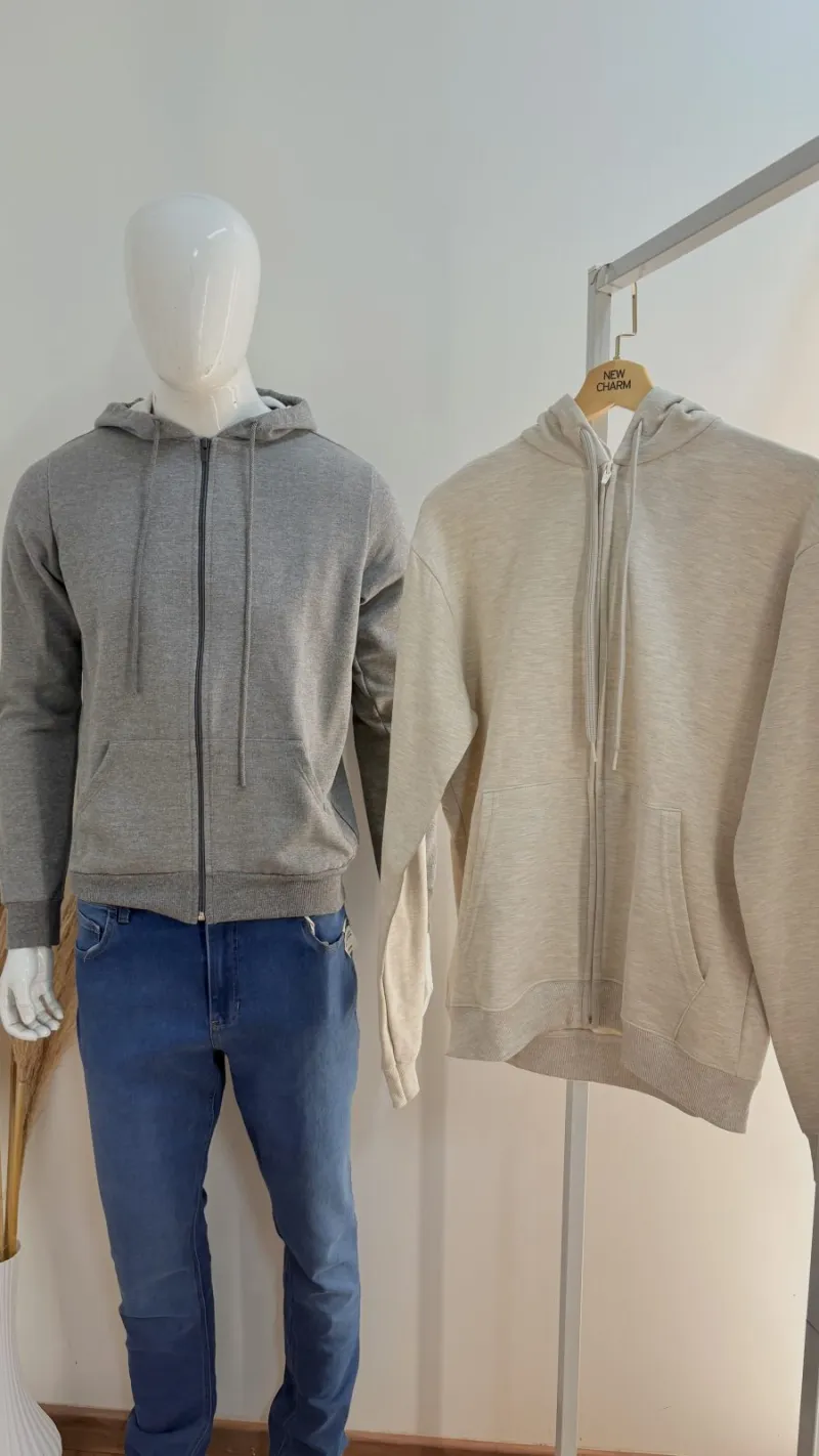 JAQUETA MASCULINO ADULTO C/CAPUZ