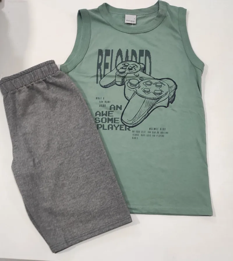 CONJUNTO MASCULINO INFANTIL REGATA+BRM R09