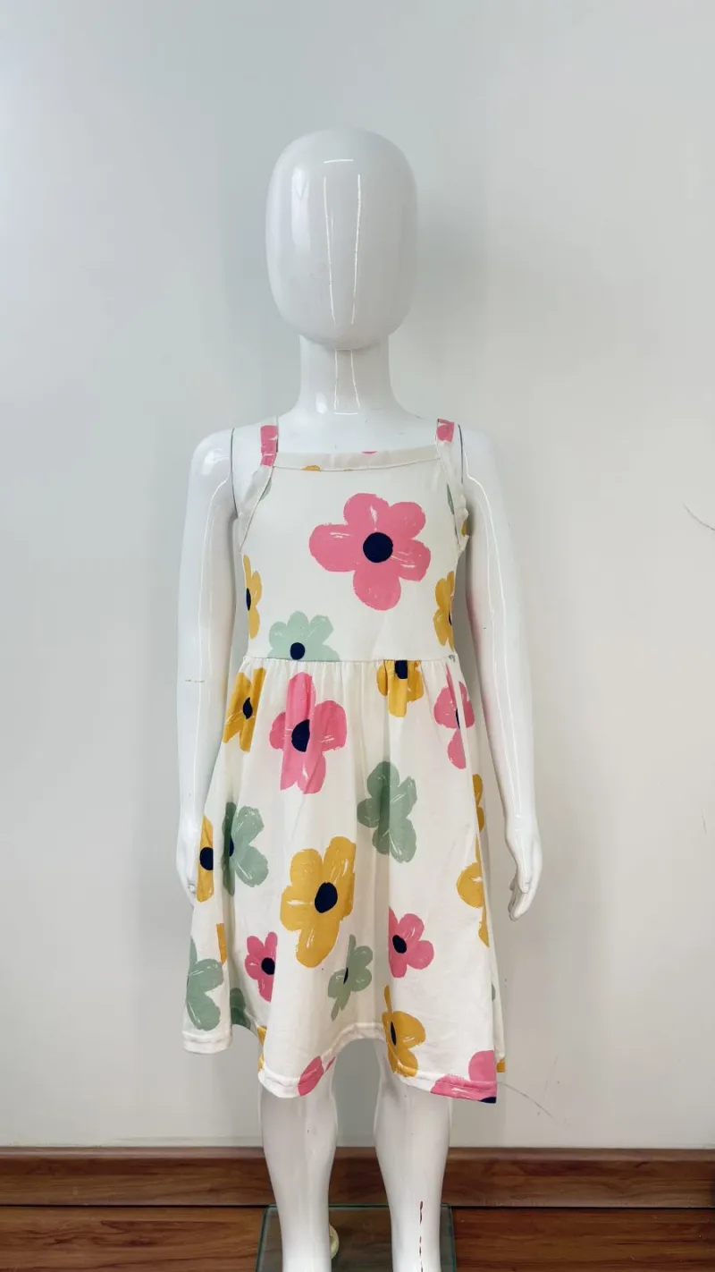 VESTIDO FEMININO INFANTIL C/ALÇA