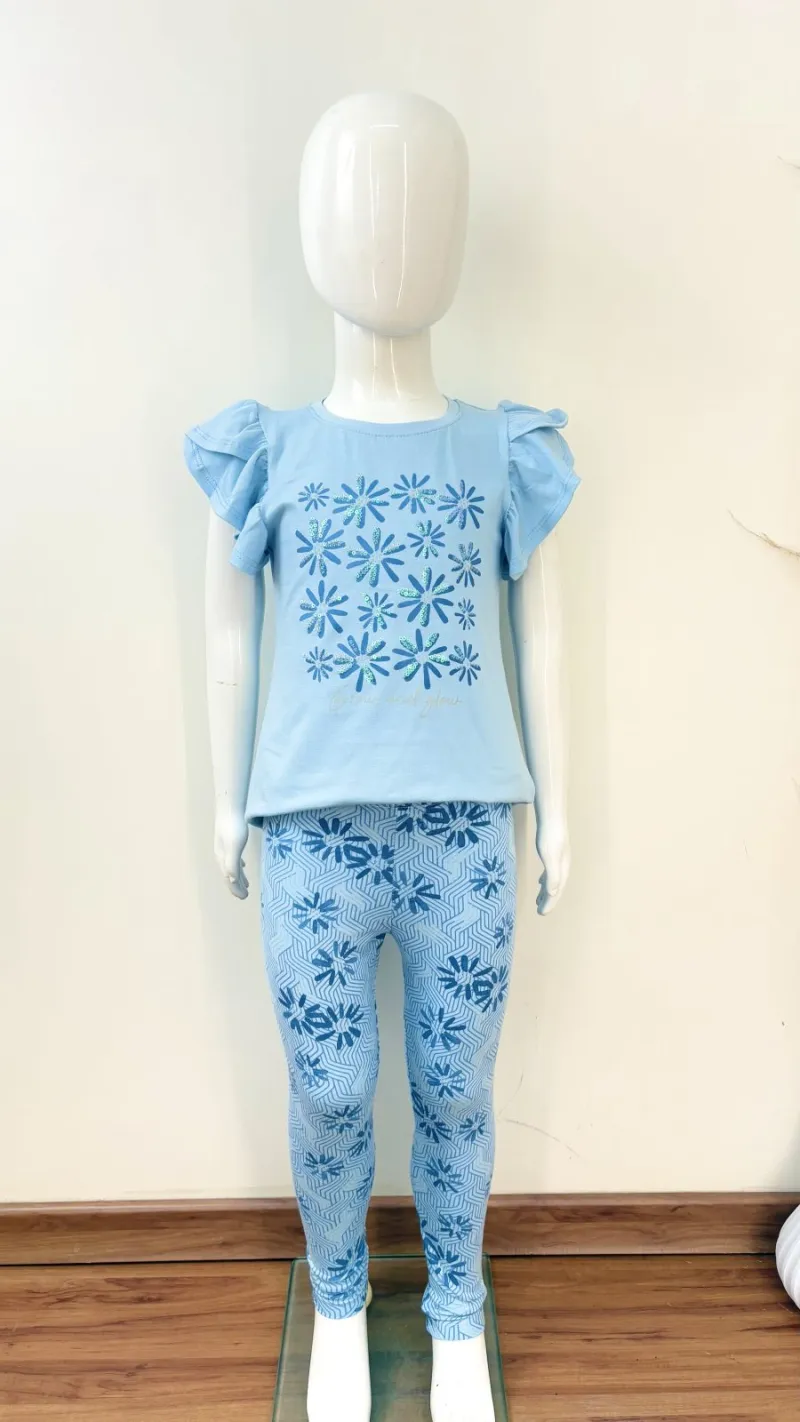 CONJUNTO FEMININO INFANTIL SEM MANGA+LEG
