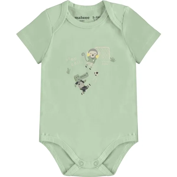 MALWEE — BODY MASCULINO INFANTIL MANGA CURTA