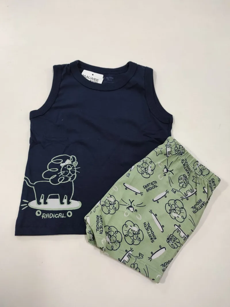 CONJUNTO MASCULINO INFANTIL SM+SHRT