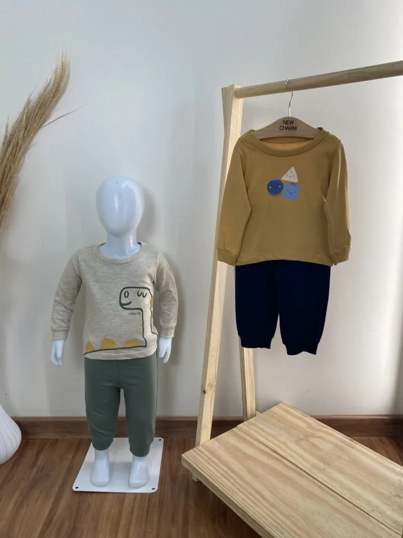 CONJUNTO MASCULINO INFANTIL MANGA LONGA+CALÇA