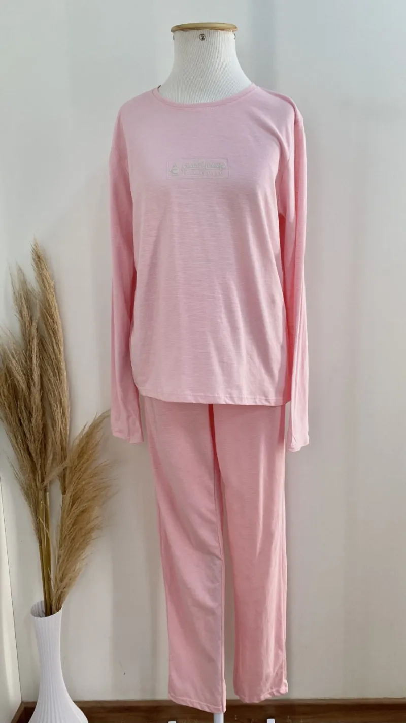 PIJAMA FEMININO ADULTO MANGA LONGA+CALÇA