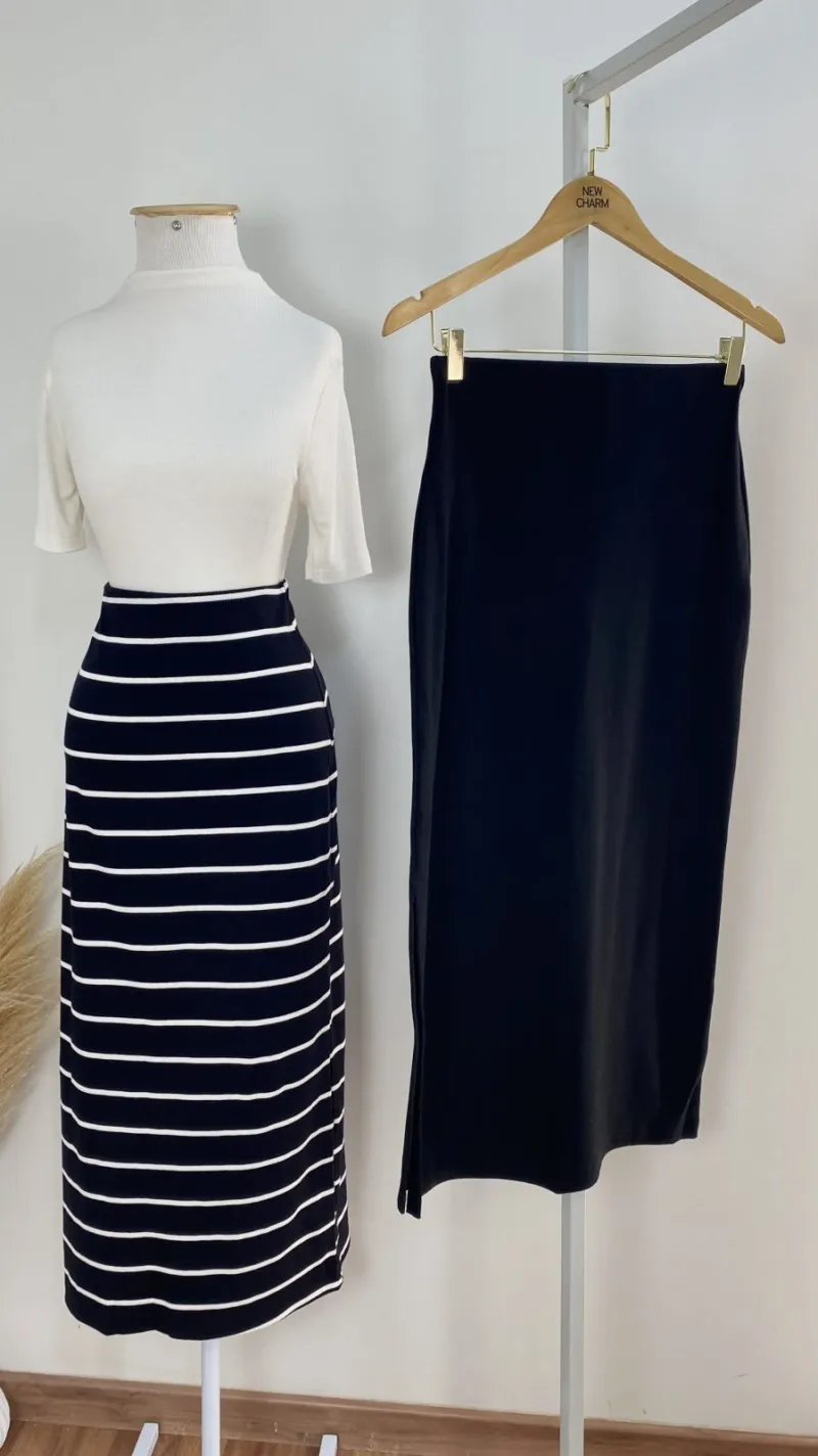 SAIA FEMININO ADULTO MIDI C/FENDA