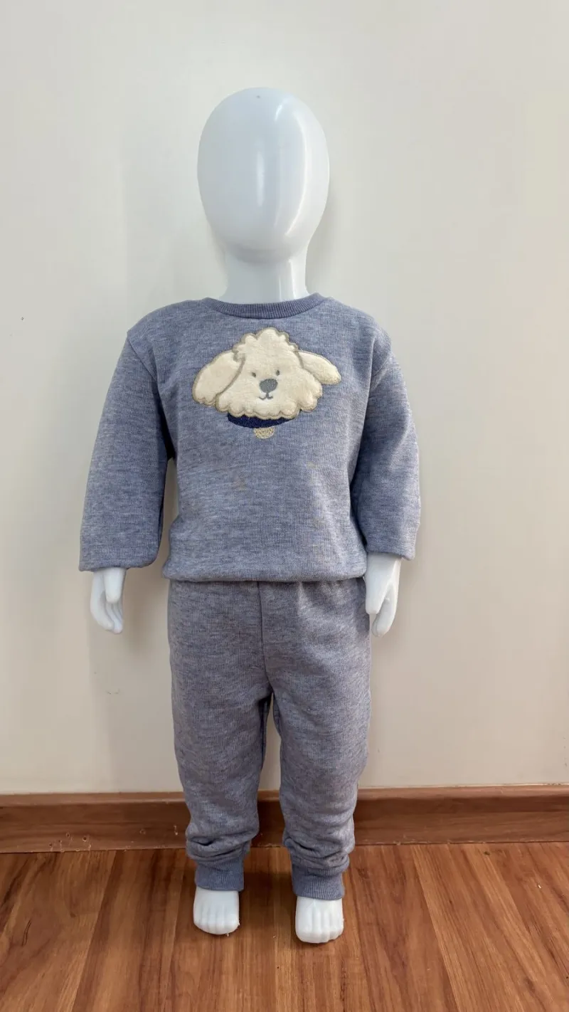 CONJUNTO MASCULINO INFANTIL MANGA LONGA+CALÇA MOLETOM