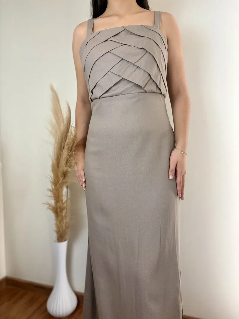 MALWEE — VESTIDO FEMININO ADULTO SEM MANGA LONGO