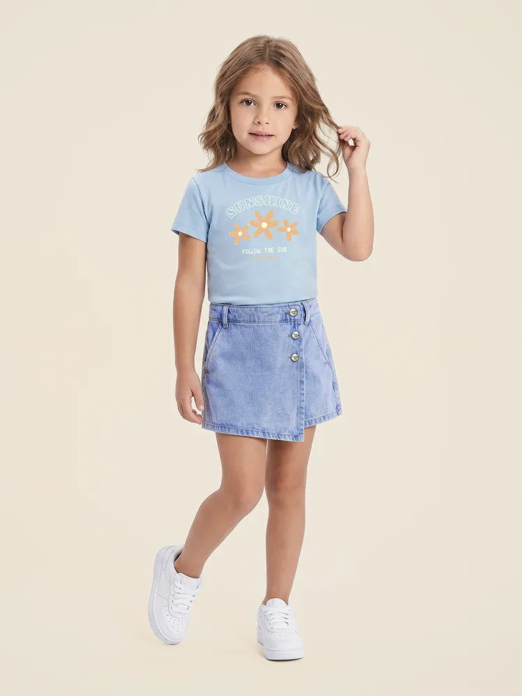 MALWEE — BLUSA FEMININO INFANTIL MANGA CURTA