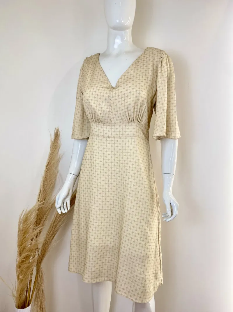MALWEE — VESTIDO FEMININO ADULTO MANGA CURTA CURTO