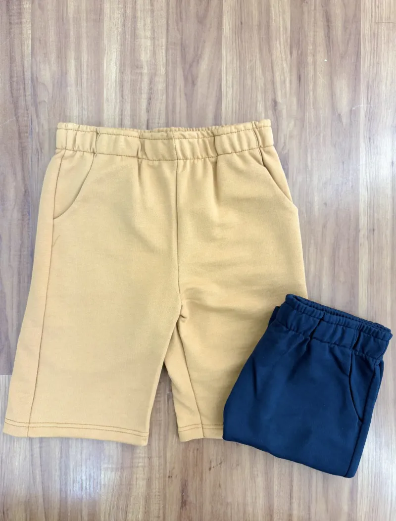 BERMUDA MASCULINO INFANTIL MOLETOM