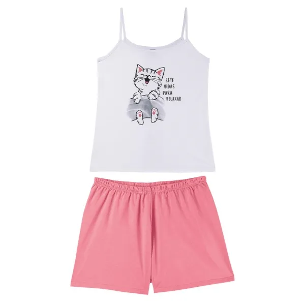 MALWEE — PIJAMA FEMININO C/ALCA R09