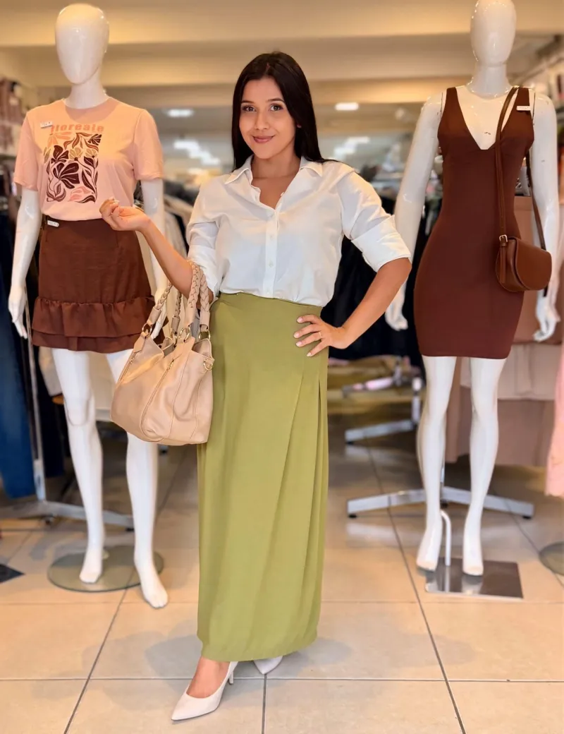 SAIA FEMININO MIDI
