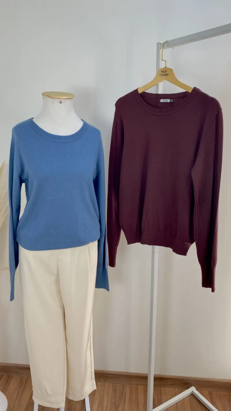 SUETER FEMININO ADULTO FECHADO TRICOT
