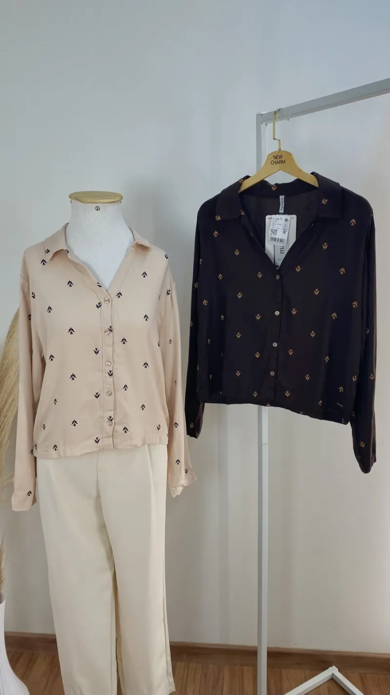 CAMISA FEMININO ADULTO MANGA LONGA