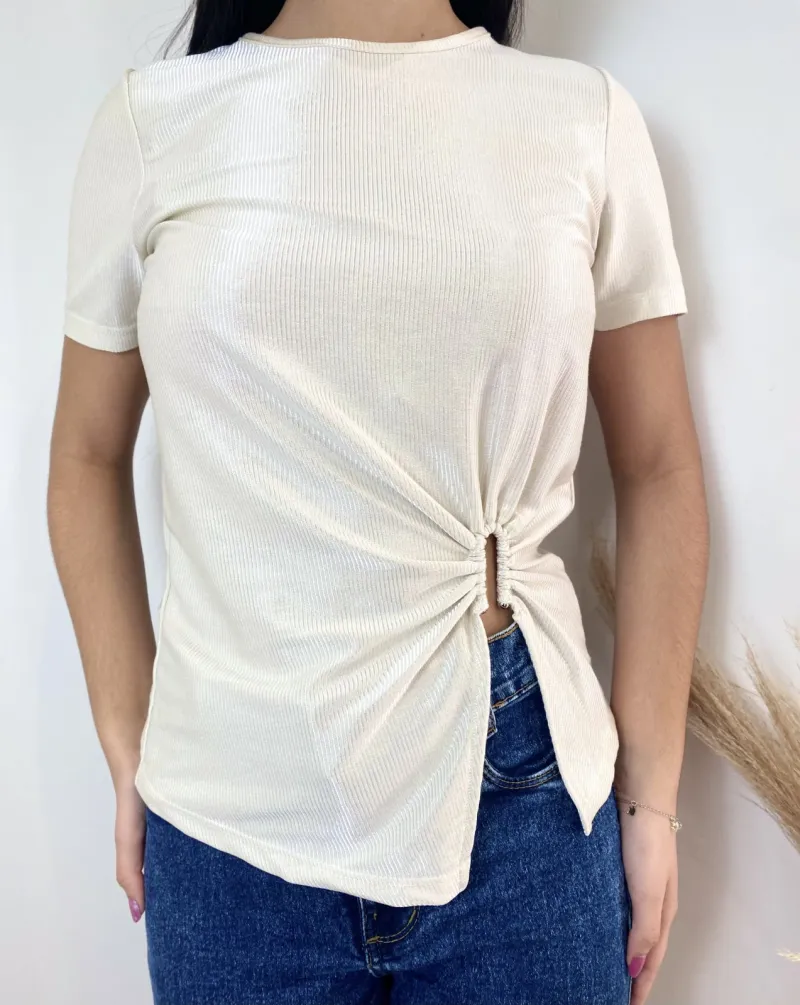 BLUSA FEMININO ADULTO SEM MANGA C/FENDA