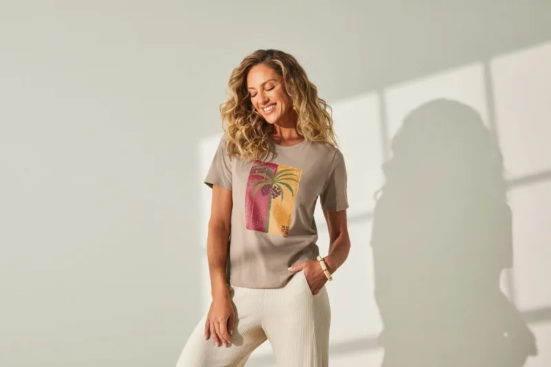 MARIALÍCIA — BLUSA FEMININO ADULTO MANGA CURTA