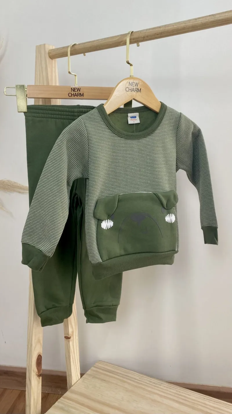 CONJUNTO MASCULINO INFANTIL CASACO+CALÇA