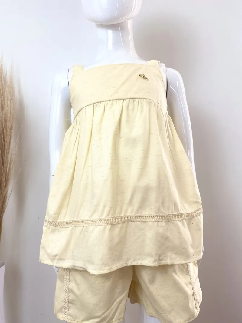 CONJUNTO FEMININO INFANTIL SM+SHORTS