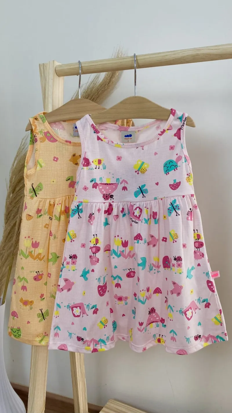 VESTIDO FEMININO INFANTIL SM CURTO
