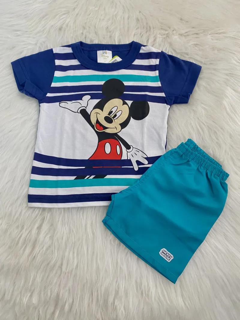 CONJUNTO MASCULINO INFANTIL SEM MANGA MARLAN