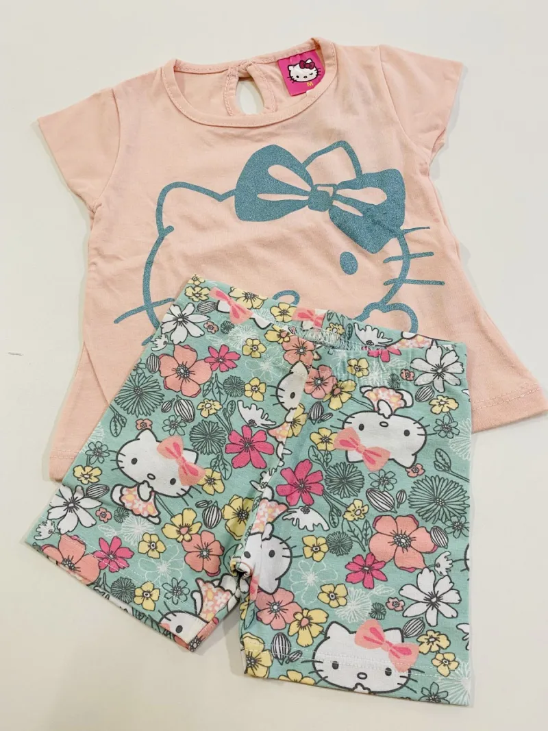 CONJUNTO FEMININO INFANTIL MANGA CURTA MARLAN