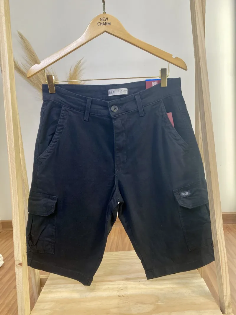 MAX DENIM — BERMUDA MASCULINO ADULTO CARGO