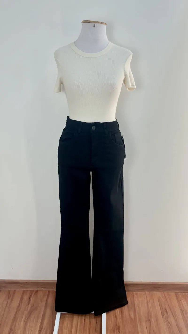 CALÇA FEMININO ADULTO FLARE COS ALTA