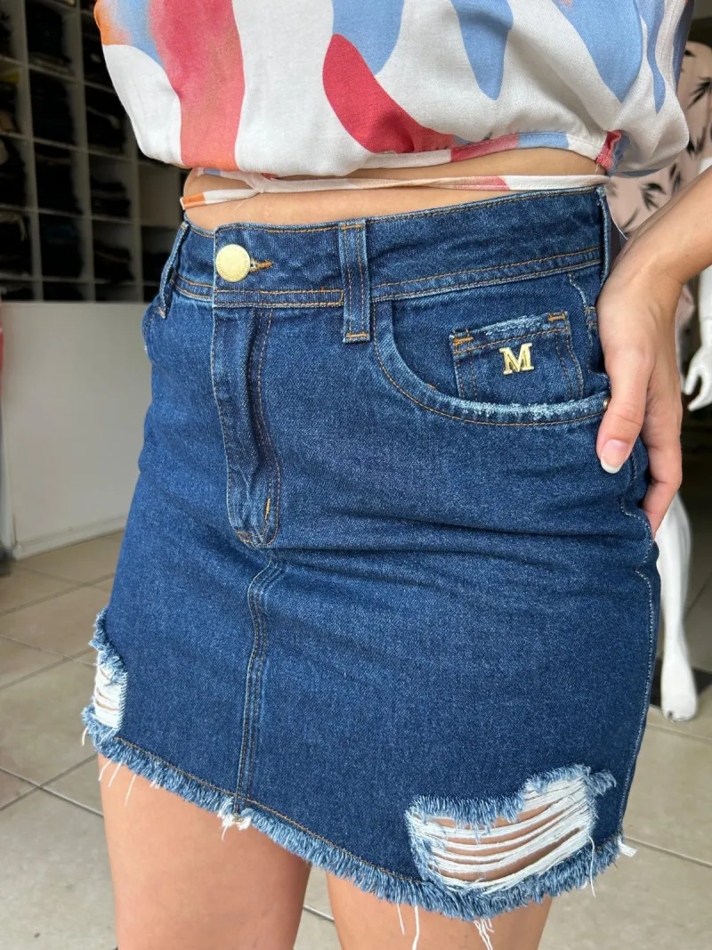 SAIA FEMININO CURTO COS MDIO R03