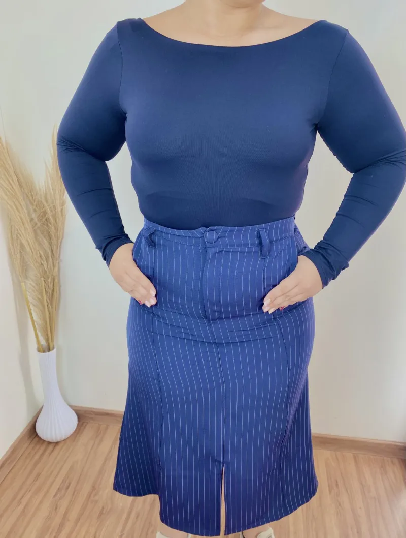 SAIA FEMININO ADULTO MIDI