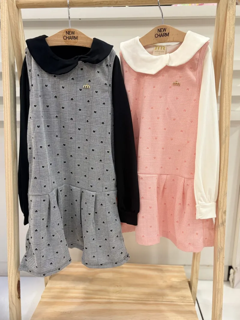 CONJUNTO FEMININO INFANTIL MANGA LONGA+VESTIDO