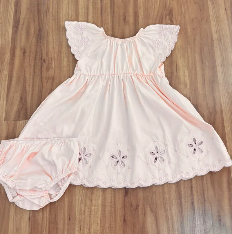 VESTIDO FEMININO INFANTIL SEM MANGA R109