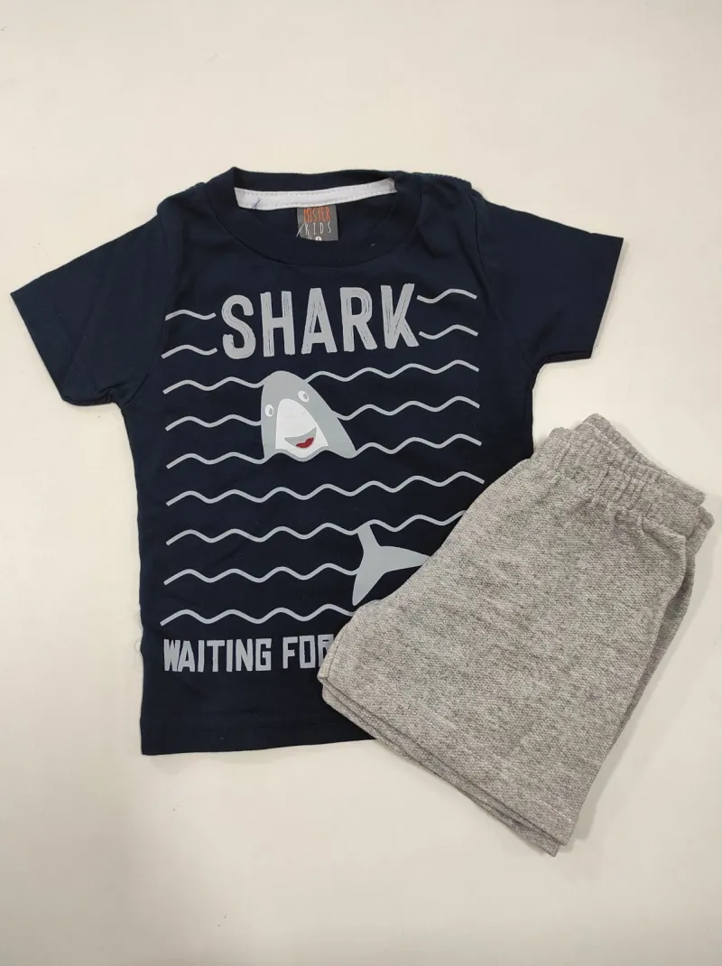 CONJUNTO MASCULINO INFANTIL SEM MANGA R150