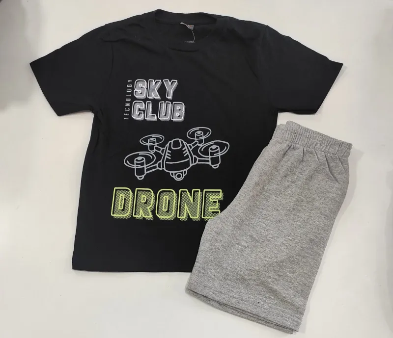CONJUNTO MASCULINO INFANTIL SEM MANGA R150