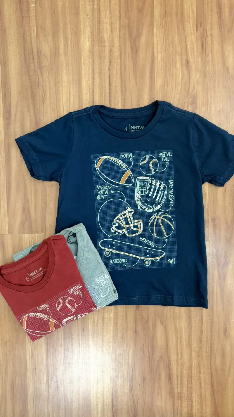 CAMISETA MASCULINO INFANTIL SEM MANGA