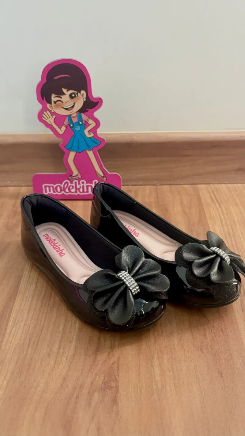 SAPATILHA FEMININO INFANTIL VERNIZ