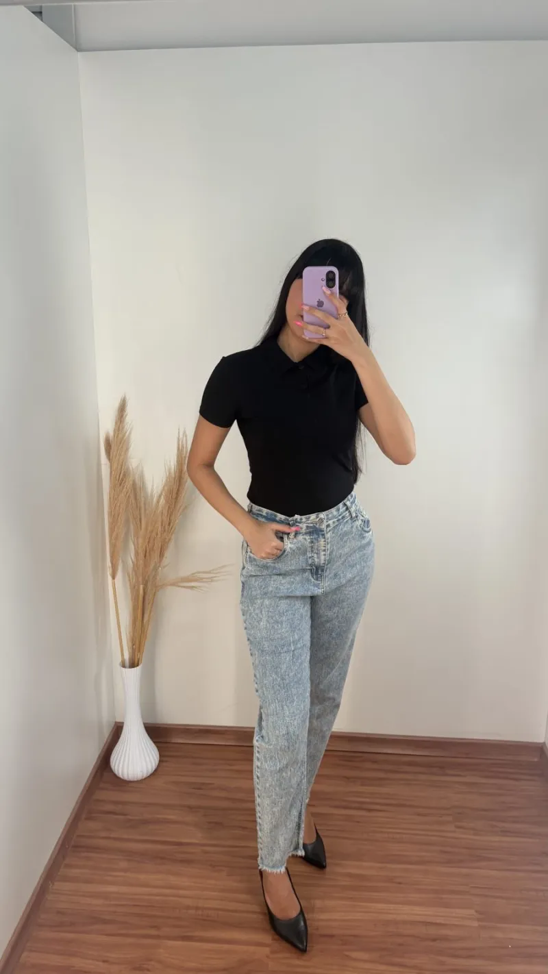 CALÇA FEMININO MOM R112