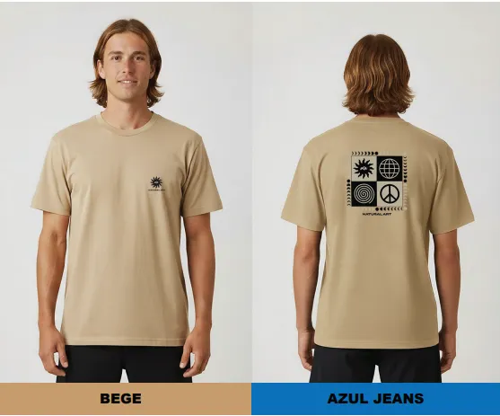 NATURAL ART — CAMISETA MASCULINO ADULTO SEM MANGA
