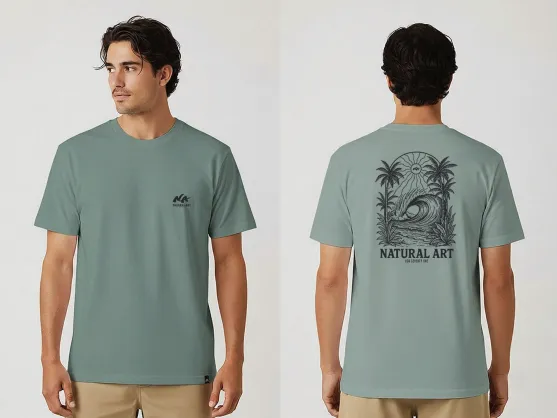 NATURAL ART — CAMISETA MASCULINO ADULTO SEM MANGA