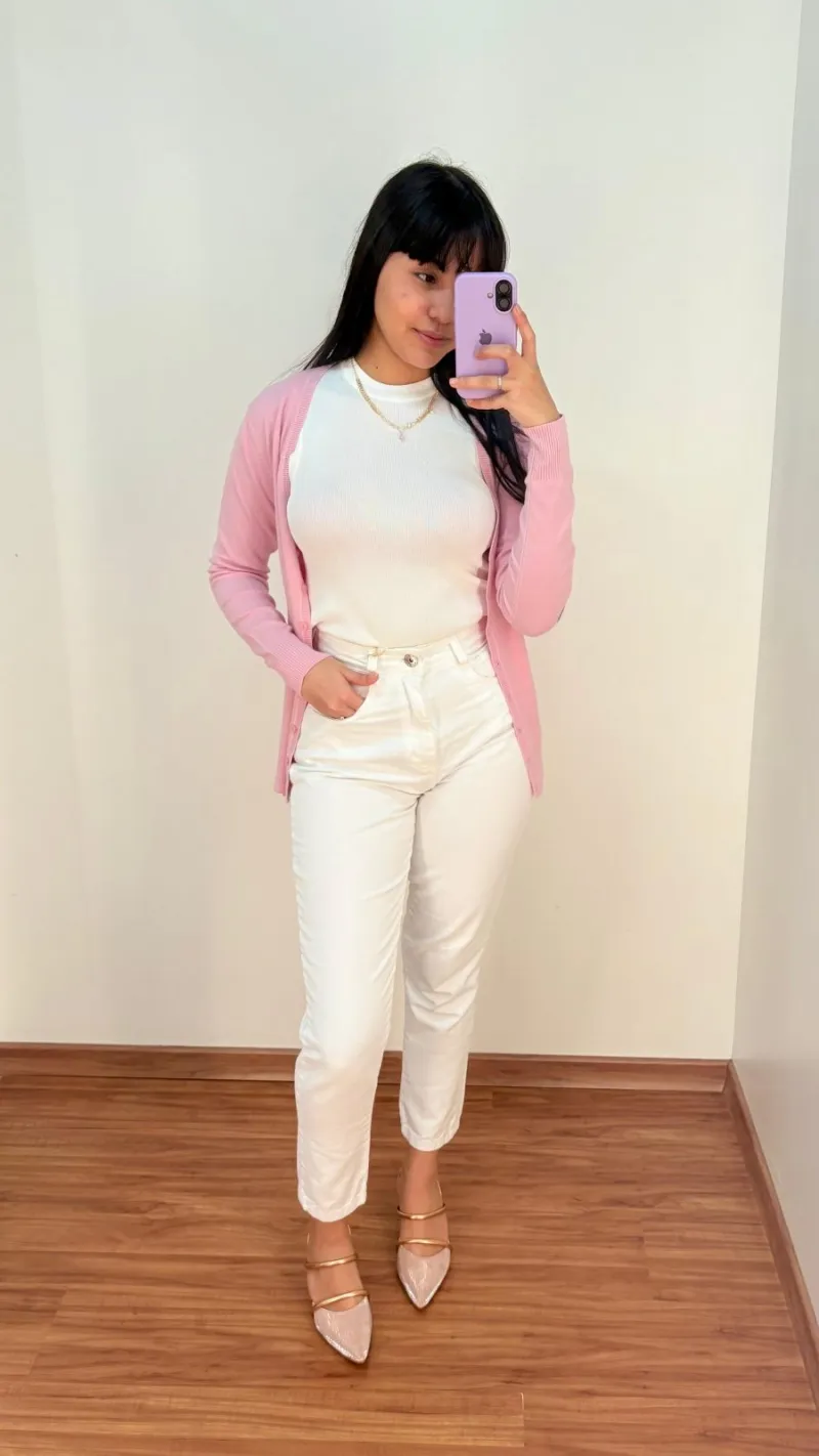 CALÇA FEMININO MOM R74