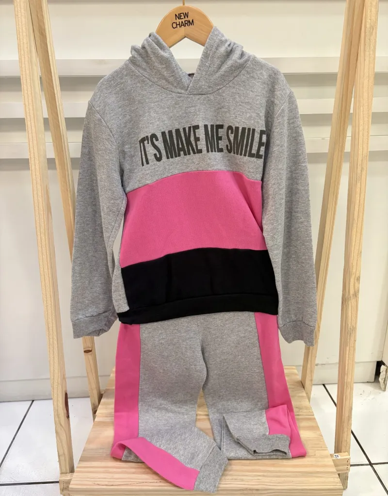 CONJUNTO FEMININO JUVENIL MANGA LONGA R130
